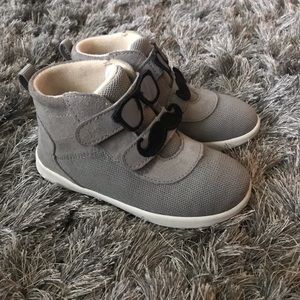 Toddler Boy Grey Ugg High Top Sneakers